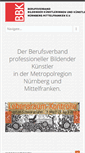 Mobile Screenshot of bbk-nuernberg.de